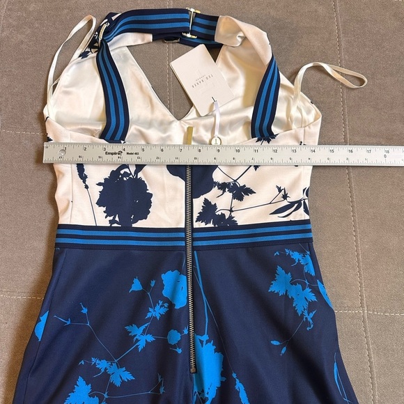 Ted Baker Navy and Cream Elegant Dress - Picture 14 of 15